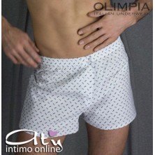 Olimpia boxer cotone a motivo 254