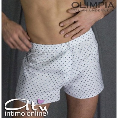 Olimpia boxer cotone a motivo 254