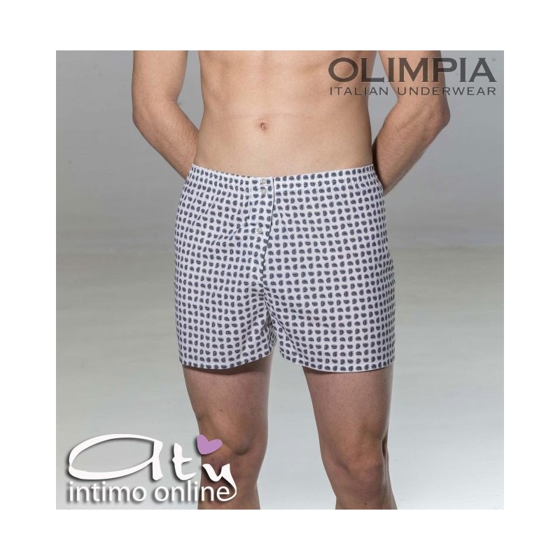 Olimpia boxer cotone a motivo 254