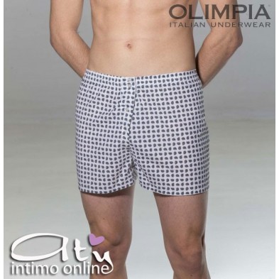 Olimpia boxer cotone a motivo 254