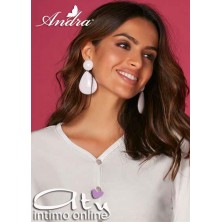 Andra Dreamwear pigiama aperto acquamarina 8286