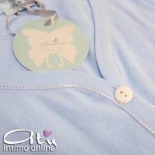 Andra Dreamwear pigiama aperto acquamarina 8286