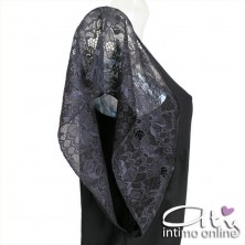 Antonella maglietta manica con balza di pizzo 63252