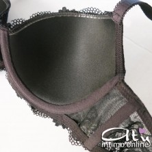 Reggiseno imbottito pizzo con ferretto SièLei 2454 Opera d’Arte