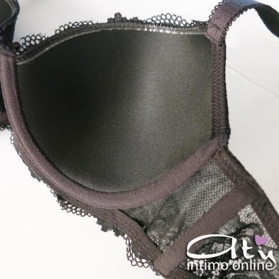 Reggiseno imbottito pizzo con ferretto SièLei 2454 Opera d’Arte