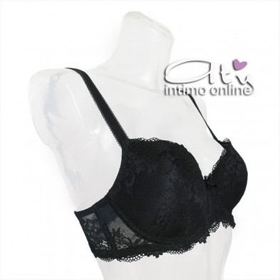 Reggiseno imbottito pizzo con ferretto SièLei 2454 Opera d’Arte