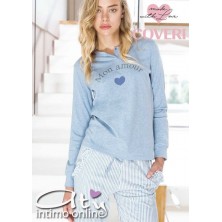 Pigiama pantalone a righe Coveri homewear EP4030