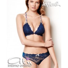 Infiore Completino bralette in pizzo blu Perfume PER4722