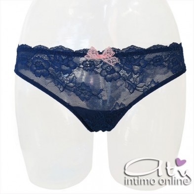 Infiore Completino bralette in pizzo blu Perfume PER4722