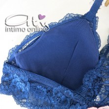 Infiore Completino bralette in pizzo blu Perfume PER4722