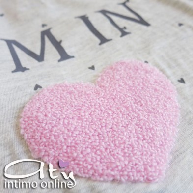 Pigiama cuore rilievo Coveri homewear EP4038