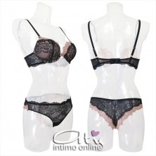 Lormar completino in pizzo push up +2 taglie Altamoda ALT901P