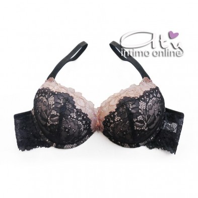 Lormar completino in pizzo push up +2 taglie Altamoda ALT901P