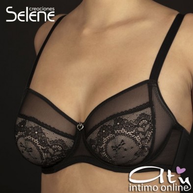 Reggiseno con ferretto con tulle Rafaela Selene Coppa C