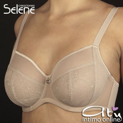 Reggiseno con ferretto con tulle Rafaela Selene Coppa C