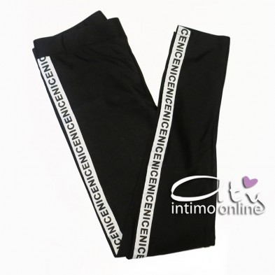 Meritex Leggings fitness con righe e fascia 5841