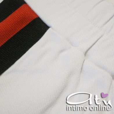 Meritex Leggings con risvolto e banda rigata 5850