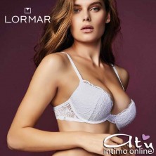 Reggiseno Push-Up pizzo Frizzante Lormar Bellezza italiana