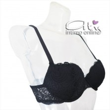 Reggiseno Push-Up pizzo Frizzante Lormar Bellezza italiana