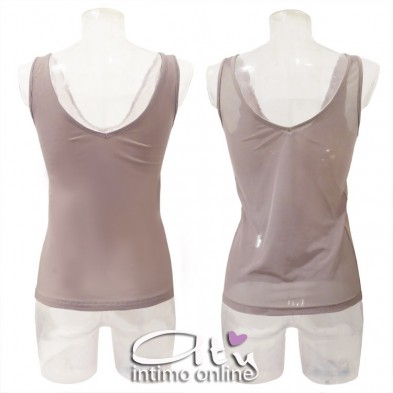 Canottiera reversibile cotone e tulle 7528 MagicDream