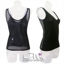 Canottiera reversibile cotone e tulle 7528 MagicDream