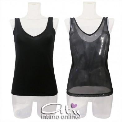 Canottiera reversibile cotone e tulle 7528 MagicDream