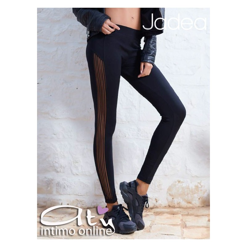 Jadea leggings estivo con bande di tulle 4958