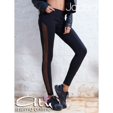 Jadea leggings estivo con bande di tulle 4958
