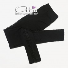 Jadea leggings estivo con bande di tulle 4958