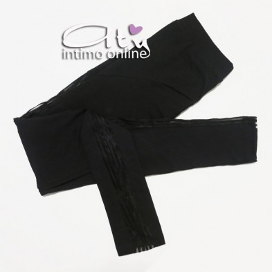 Jadea leggings estivo con bande di tulle 4958