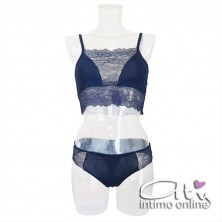 Lingerie set con top in pizzo + brasiliana Pierre Cardin 1126