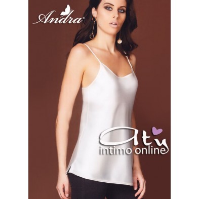 Top spallino sottile in raso Andra Lingerie A4146