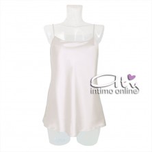 Top spallino sottile in raso Andra Lingerie A4146