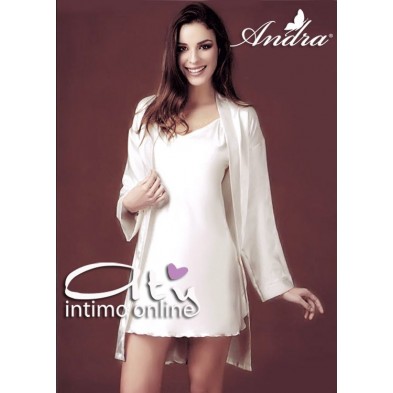 Kimono in raso da camera Andra Lingerie 862