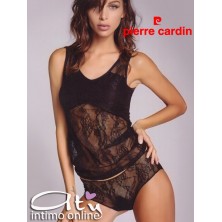 Lingerie set con top tulle + boxerino sexy Pierre Cardin 1035