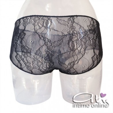 Lingerie set con top tulle + boxerino sexy Pierre Cardin 1035