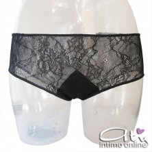 Lingerie set con top tulle + boxerino sexy Pierre Cardin 1035