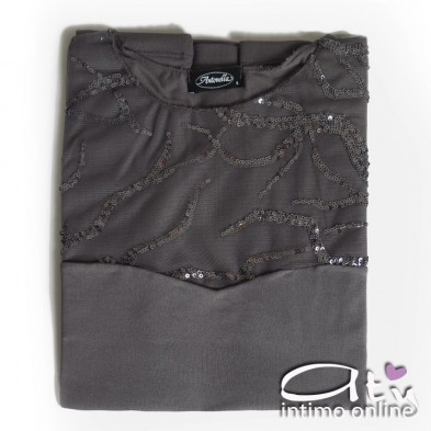 Antonella maglia paillettes senza maniche 64054