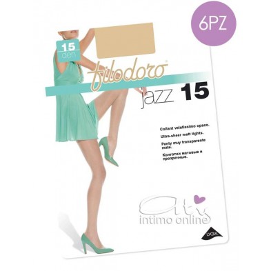Collant JAZZ 15 Filodoro velatissime opache da donna 