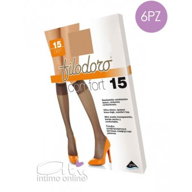 Gambaletto velato Filodoro COMFORT 15 gambaletti donna