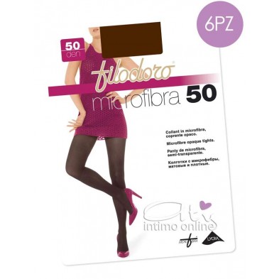 Collant da donna coprente Filodoro MICROFIBRA 50