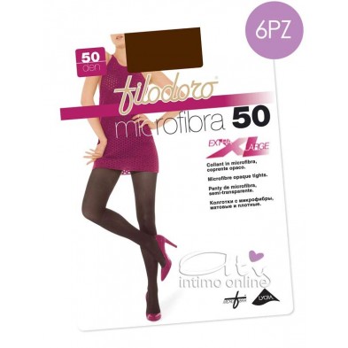 Collant coprente Filodoro MICROFIBRA 50 donna curvy taglie forti