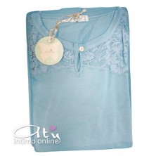 Andra Dreamwear pigiama da donna in calda viscosa con leggings 8408