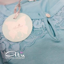 Andra Dreamwear pigiama da donna in calda viscosa con leggings 8408