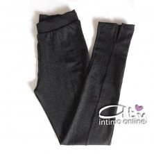Jadea leggings donna lavorazione jeans slavato 4083