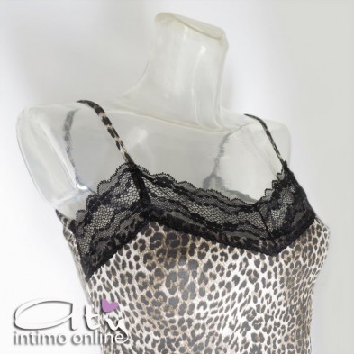 Canottiera da donna sottogiacca MagicDream 7758 leopardata