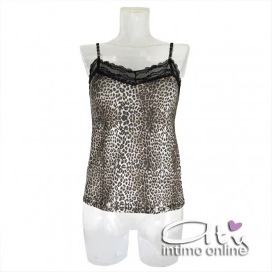 Canottiera da donna sottogiacca MagicDream 7758 leopardata