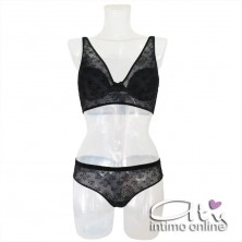 Completo lingerie Velvet 6616/6617 SièLei  con brasiliana