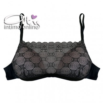 Bra top completo donna in pizzo geometrico Mathilde Infiore MAT 0112