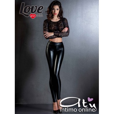 Leggins donna ecopelle Legwear LoveandBra classic 21138
